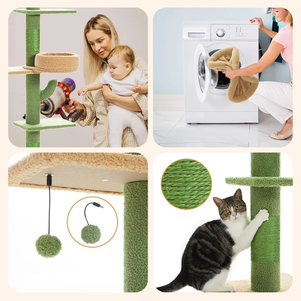 Cat Adjustable Tree | Scratch-Friendly