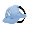Dog Hat Stylish Cotton Sun Hat with Adjustable Strap