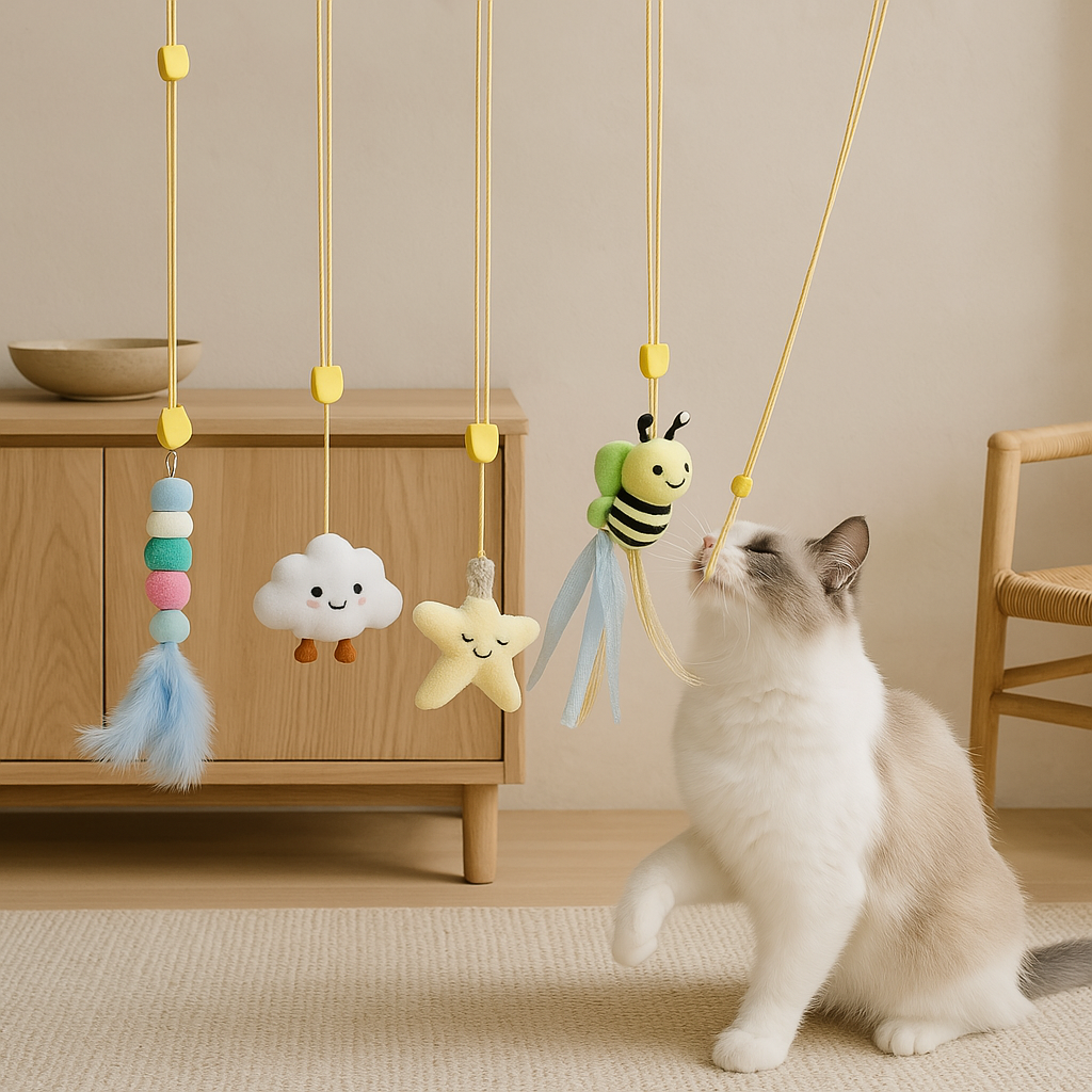 Cat Toys Interactive Stimulates Hunting Instinct & Prevents Boredom