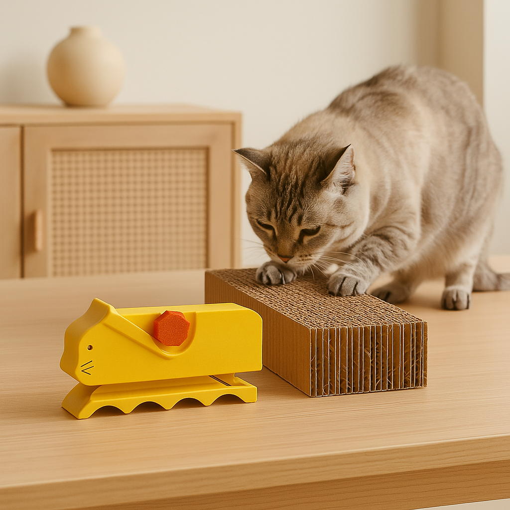 DIY Cat Scratching Post Building Kit With Cardboard Cutter