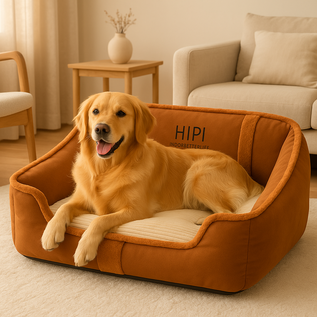 Large Dog Kennel | Washable Chew-Proof Dog Mat