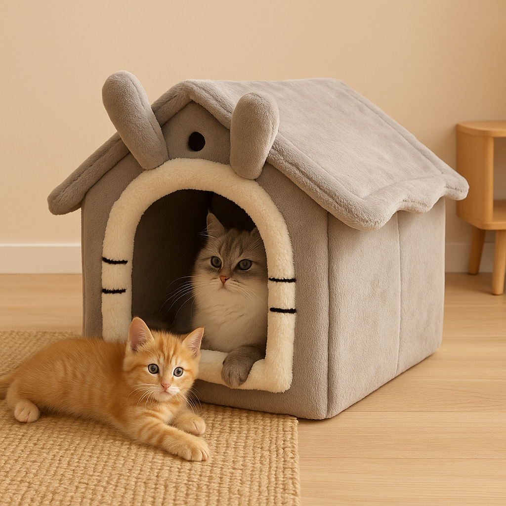 Cat House Flannel | Indoor