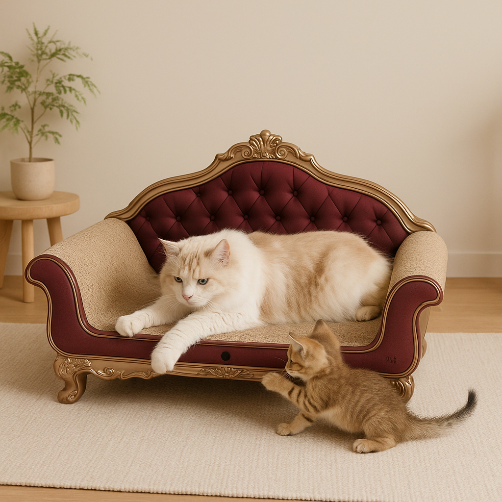 Cat Scratch-Friendly Bed | Modern Lounger