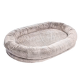 Dog Bed for Humans Oversized Plush Lounge Bed with Memory Foam Support