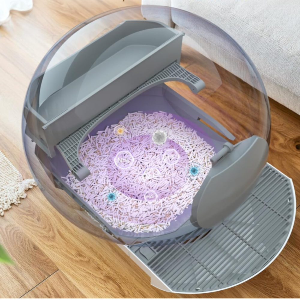 Cat Self-Cleaning Litter Box | UV Sterilization Robot