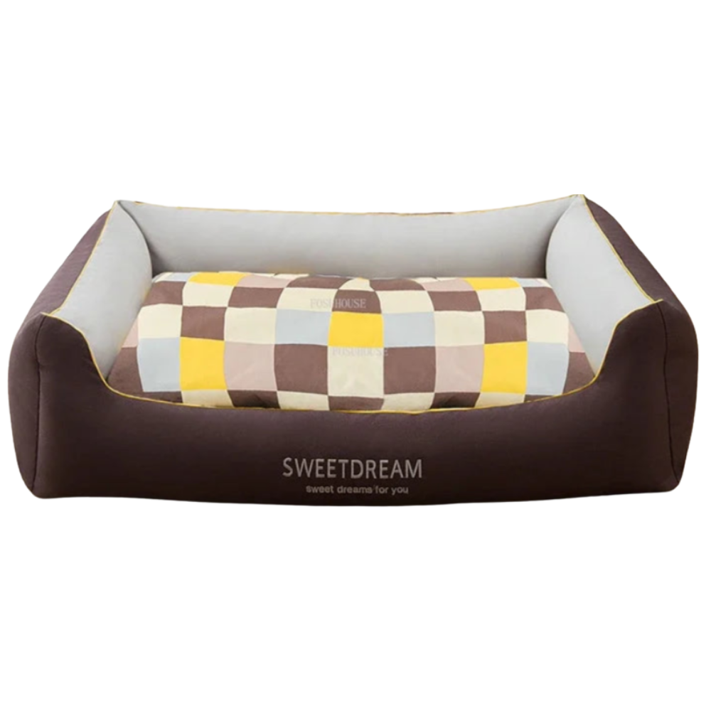 Large Dog Kennel | Washable Chew-Proof Dog Mat
