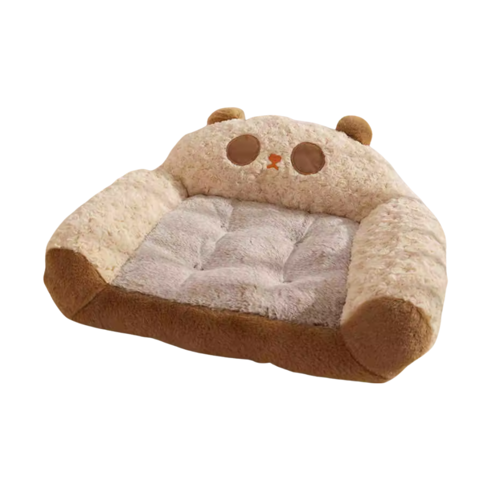Dog Plush Bed | Curl Shaped Nest Bed