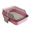 Enclosed Cat Litter Box, Pull-Out Tray & Stylish Design