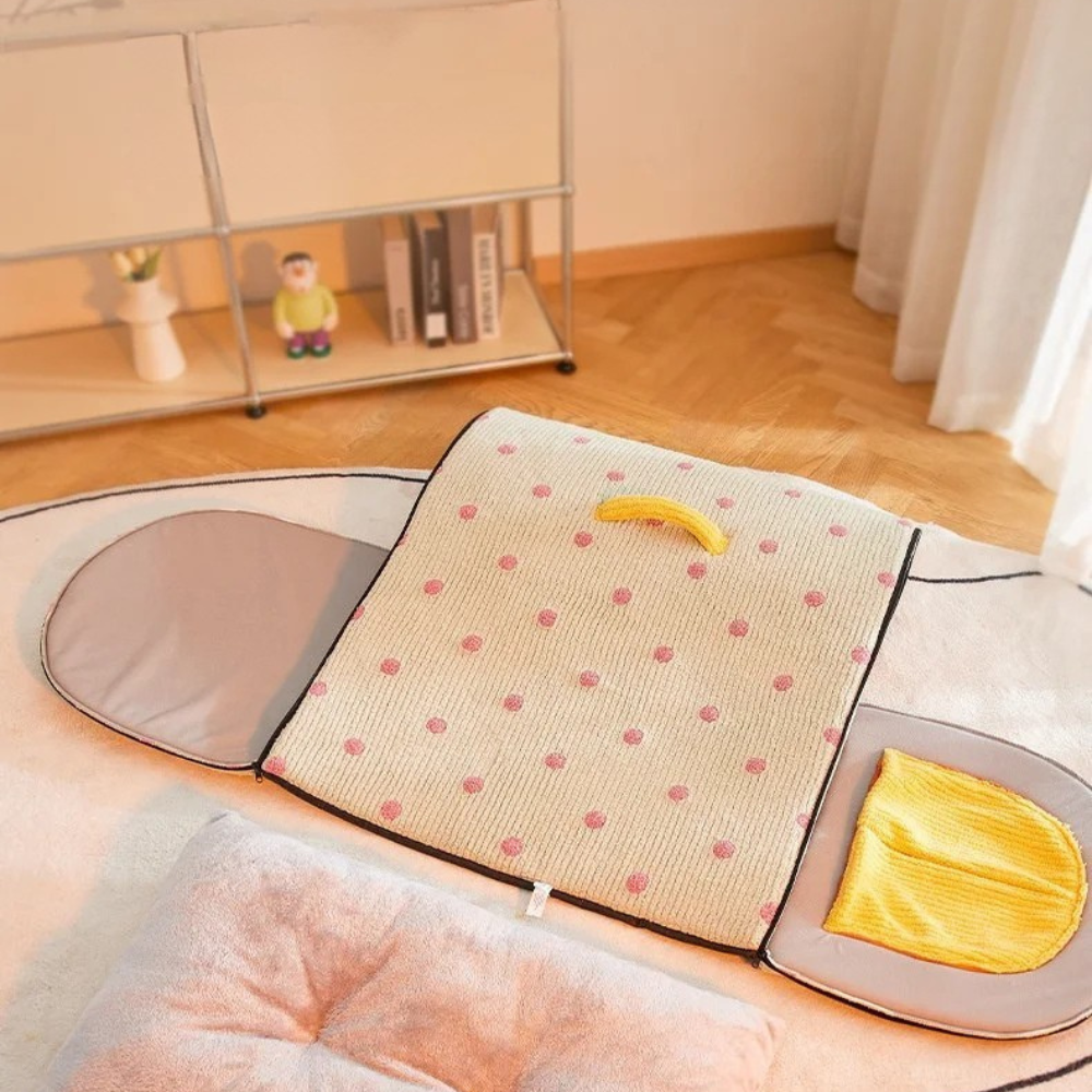 Portable Cat House Bed | With Removable Cushion