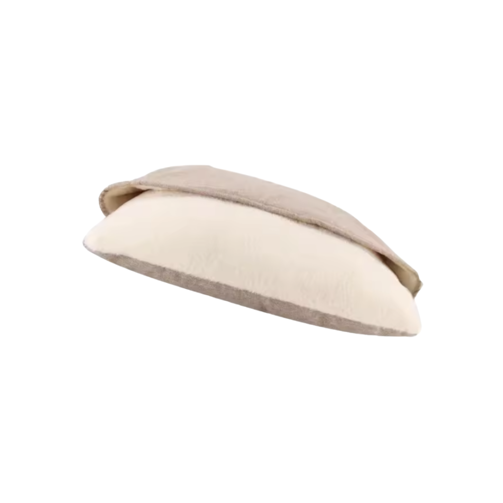 Dog Bed with Attached Blanket | Washable Cushion