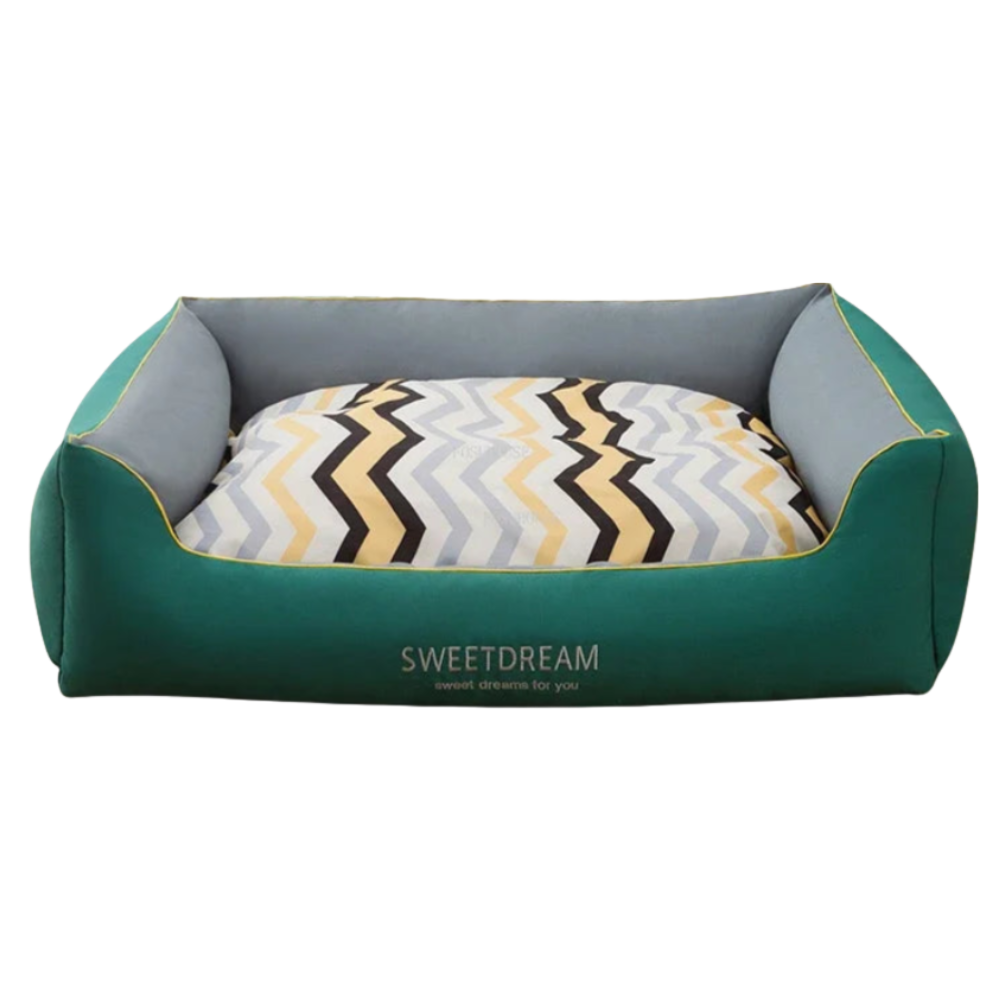 Large Dog Kennel | Washable Chew-Proof Dog Mat