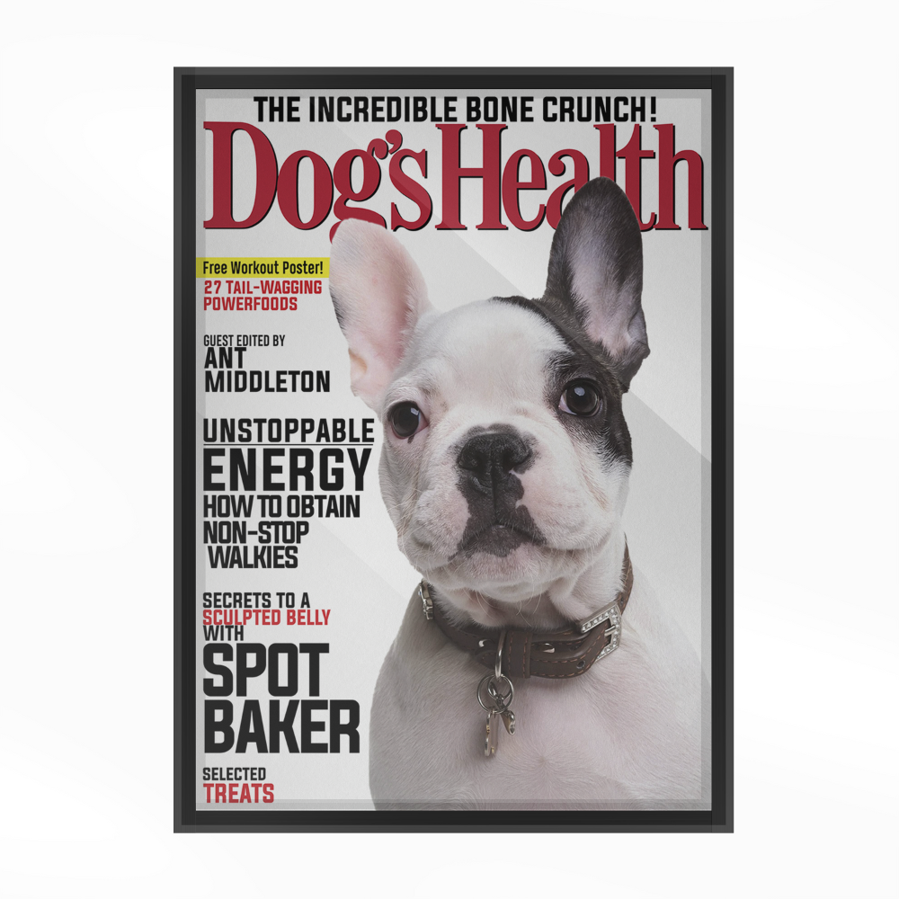 Personalized Pet Poster Your Cat or Dog on a Magazine Cover