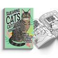 Funny Cat Lovers Coloring Book Filled With Hilarious Cat Illustrations & Memes