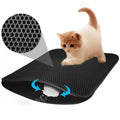 Double Layer Cat Litter Mat, Non-Slip & Waterproof Keeps Floor Clean