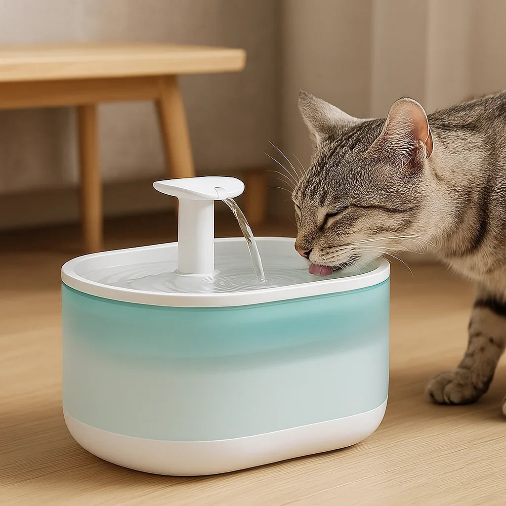 Cat Drinking Fountain Silent Water Fountain For Fresh & Clean Drinking Water