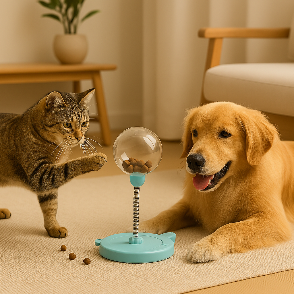 Interactief Kattenspeeltje Speel & Beloon Met Snacks, Tegen Verveling