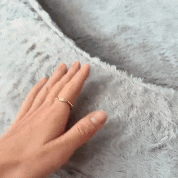Dog Bed for Humans Oversized Plush Lounge Bed with Memory Foam Support