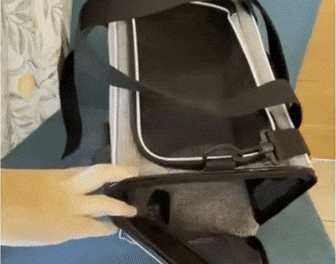 Breathable Cat Carrier with Comfortable Fit, Safe and Lightweight for Travel