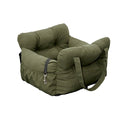 Car Seat Dog Luxury Dog Bed With Washable Cover & Safety Harness Clip