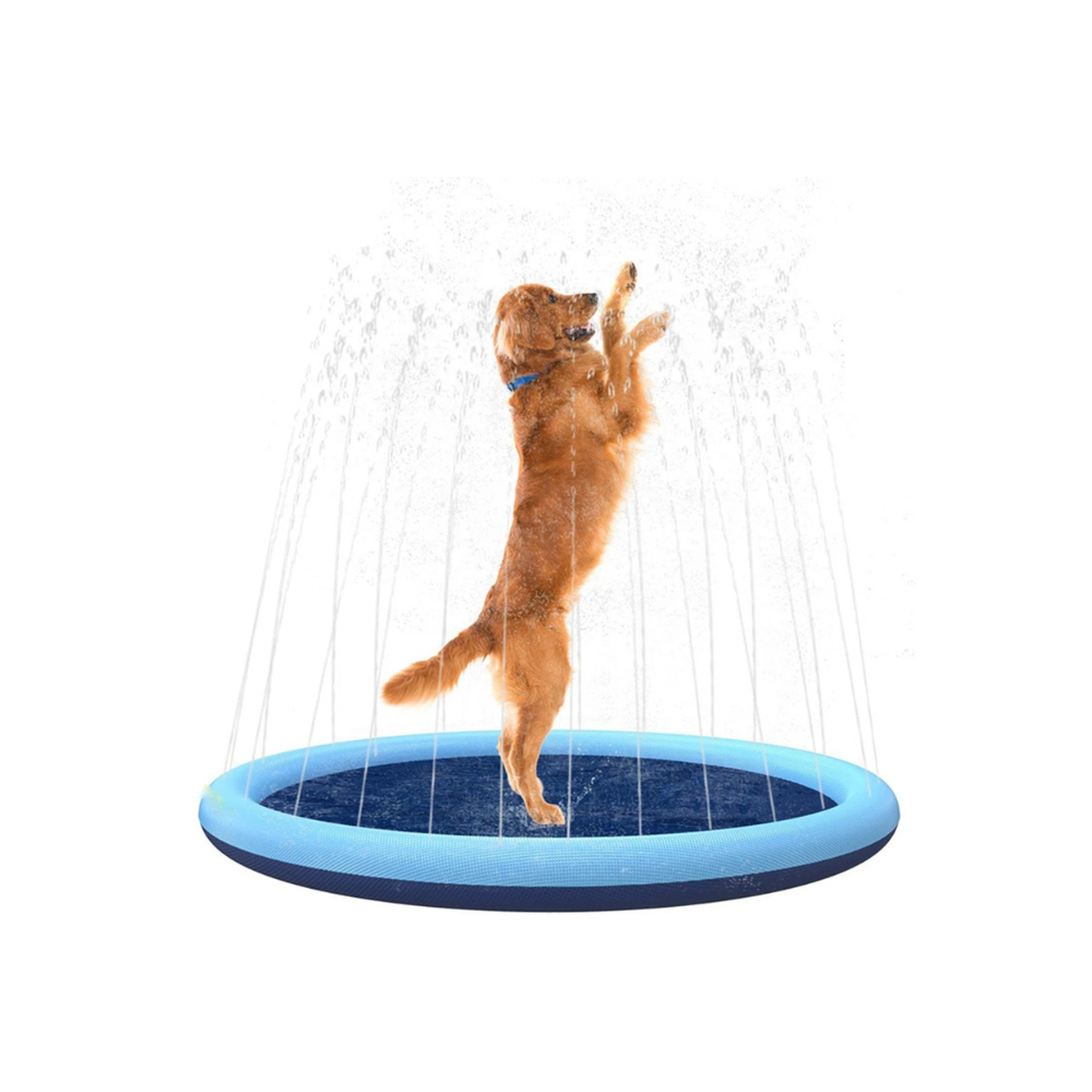 Dog Splash Pad Swimming Pool With Water Sprays For Outdoor & Summer Fun