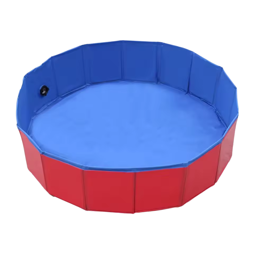 Foldable Dog Pool Durable Dog Bath with Non-Slip Bottom