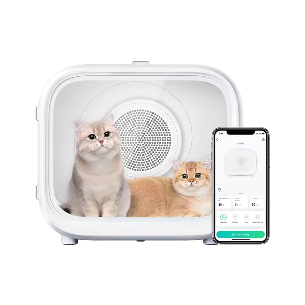 Pet Dryer Silent Hands-Free Drying Box for Dogs & Cats