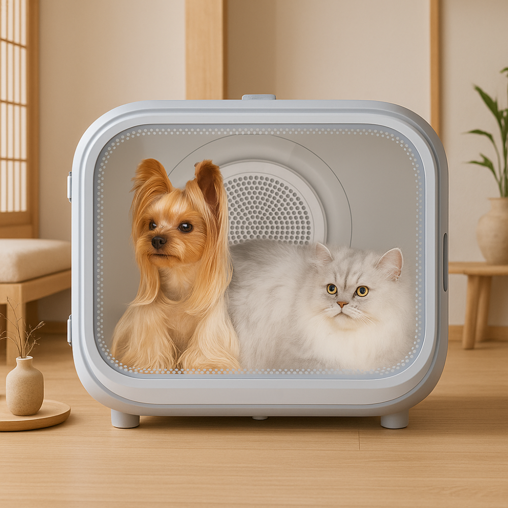 Pet Dryer Silent Hands-Free Drying Box for Dogs & Cats