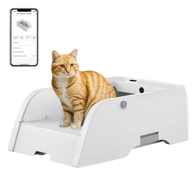 Self-Cleaning Litter Box Smart Self-Cleaning Litter Box for Hygiene & Convenience