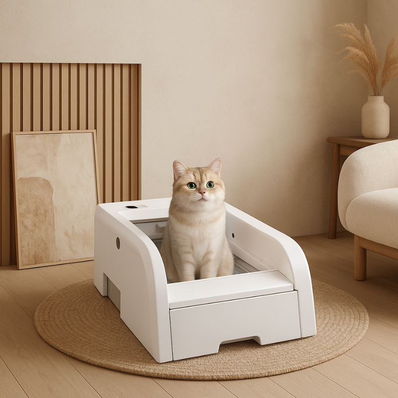 Self-Cleaning Litter Box Smart Self-Cleaning Litter Box for Hygiene & Convenience