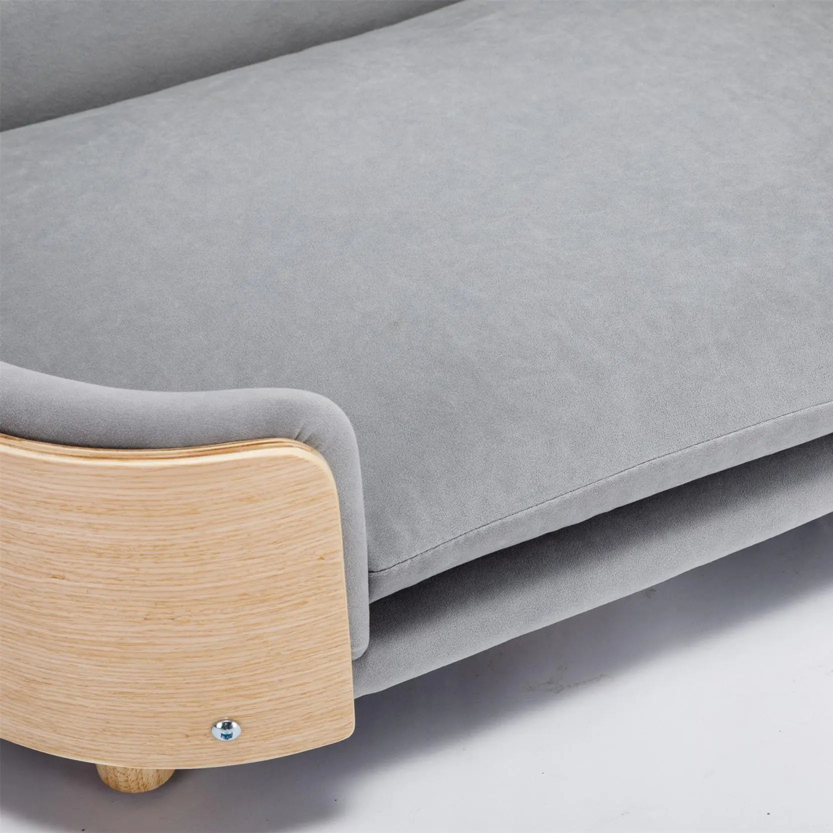 Orthopedic Wooden Frame Dog Sofa | Dog Bed