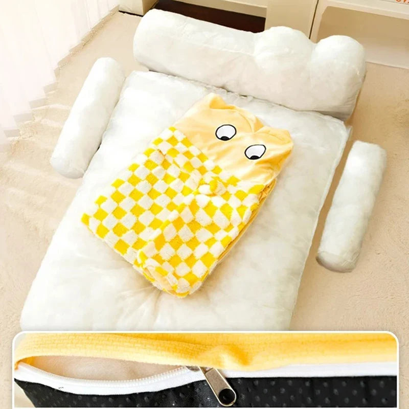 Orthopedic Dog Sofa | Washable For Large Dogs