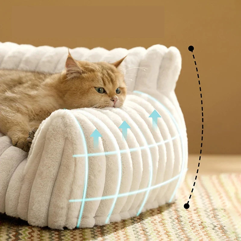 Cat Warm Basket | Soft Washable Sofa