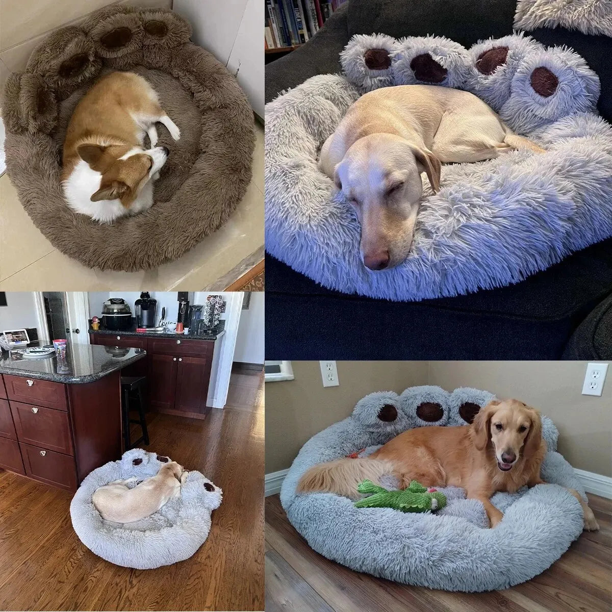 Fluffy Paw Dog Bed | Sofa Bed