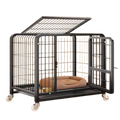 Dog Crate for Large Dogs Escape-Proof Dog Crate, Steel Cage