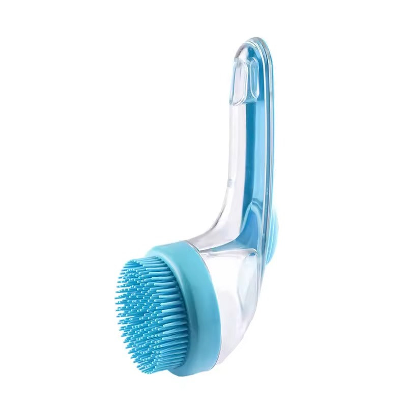 Wasborstel Met Ingebouwd Zeepreservoir Voor Honden & Katten