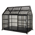 Extra Strong Dog Crate Reinforced Steel Frame & Double Latch Locking