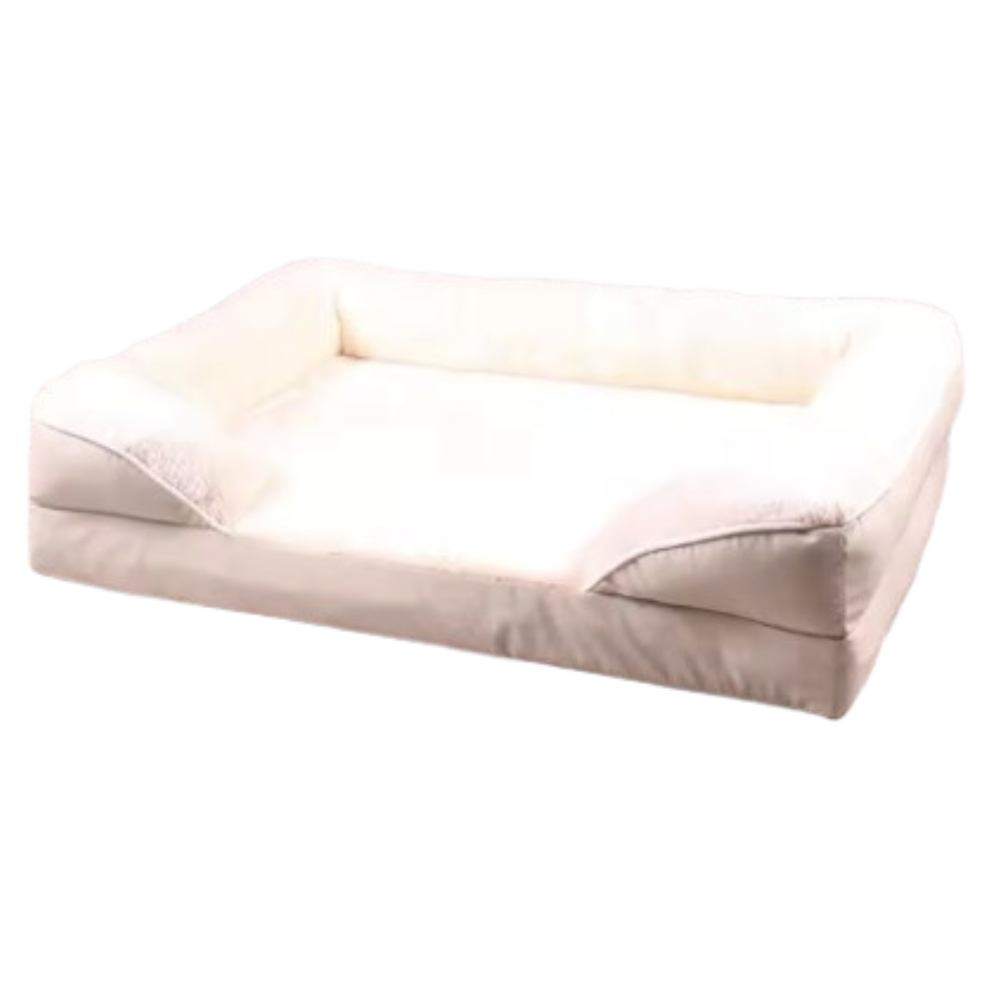 Orthopedic Dog Bed with Firm Foam Comfort for Senior Dogs