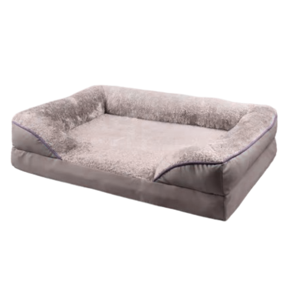 Orthopedic Dog Bed with Firm Foam Comfort for Senior Dogs