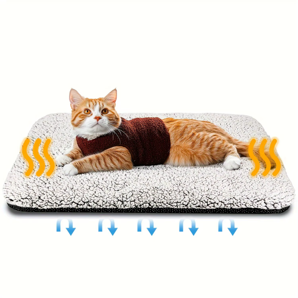 Self-Heating Cat Bed | Anti-Slip & Washable