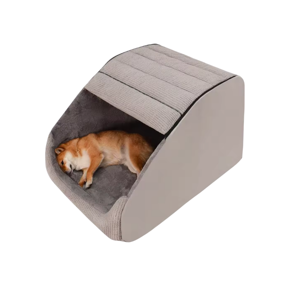 Dog Cave Bed | Washable Enclosed Bed