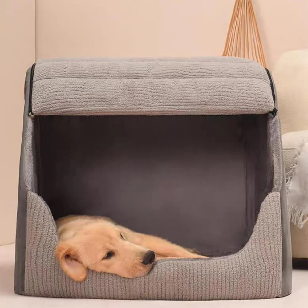 Dog Cave Bed | Washable Enclosed Bed