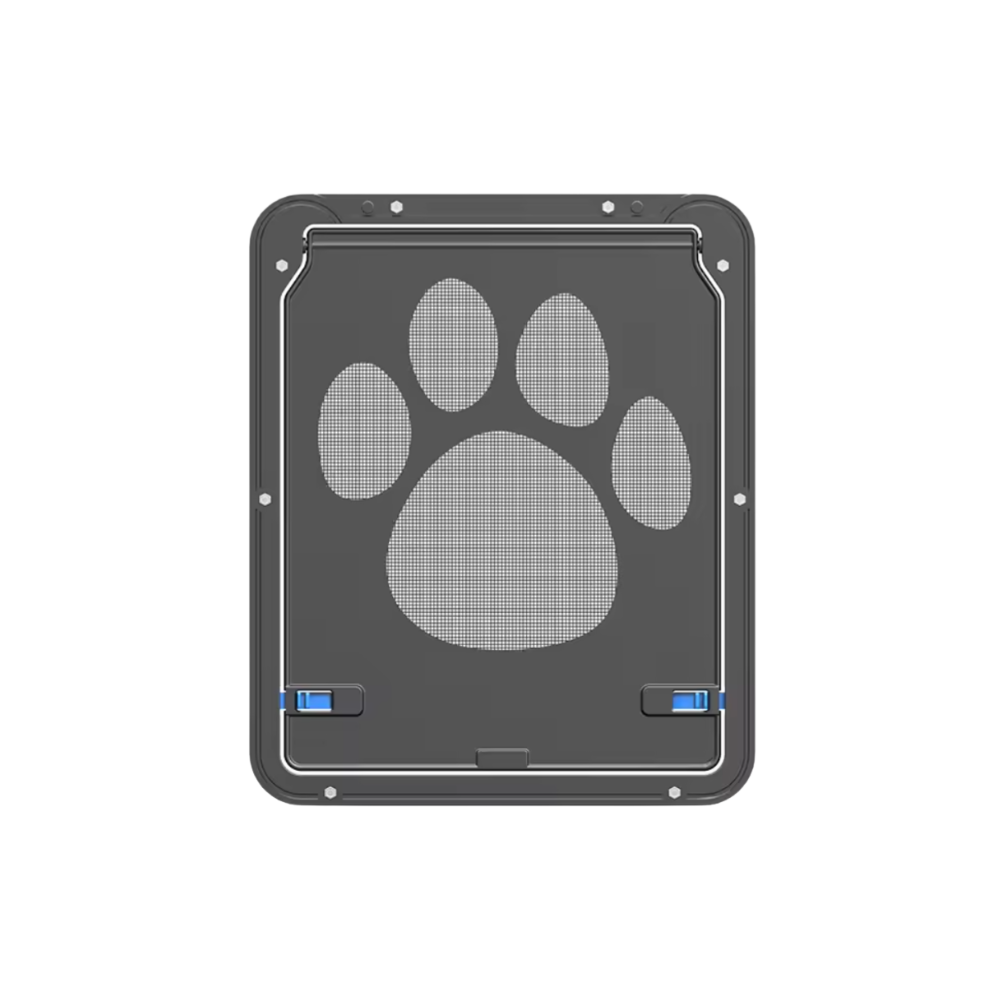 Magnetic Cat Flap for Sliding Screen Doors Self-Closing Flap with Insect Stop