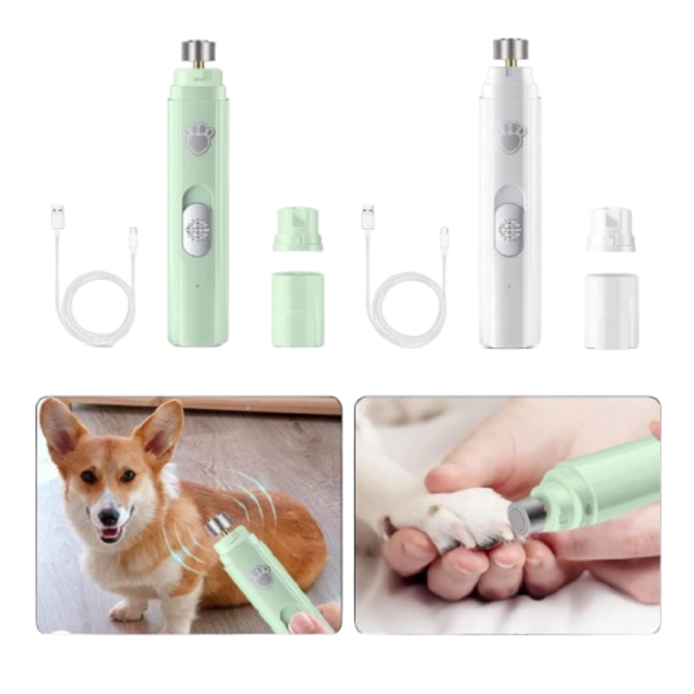 Dog Nail Grinder, Quiet Rechargeable With LED Light For Pets