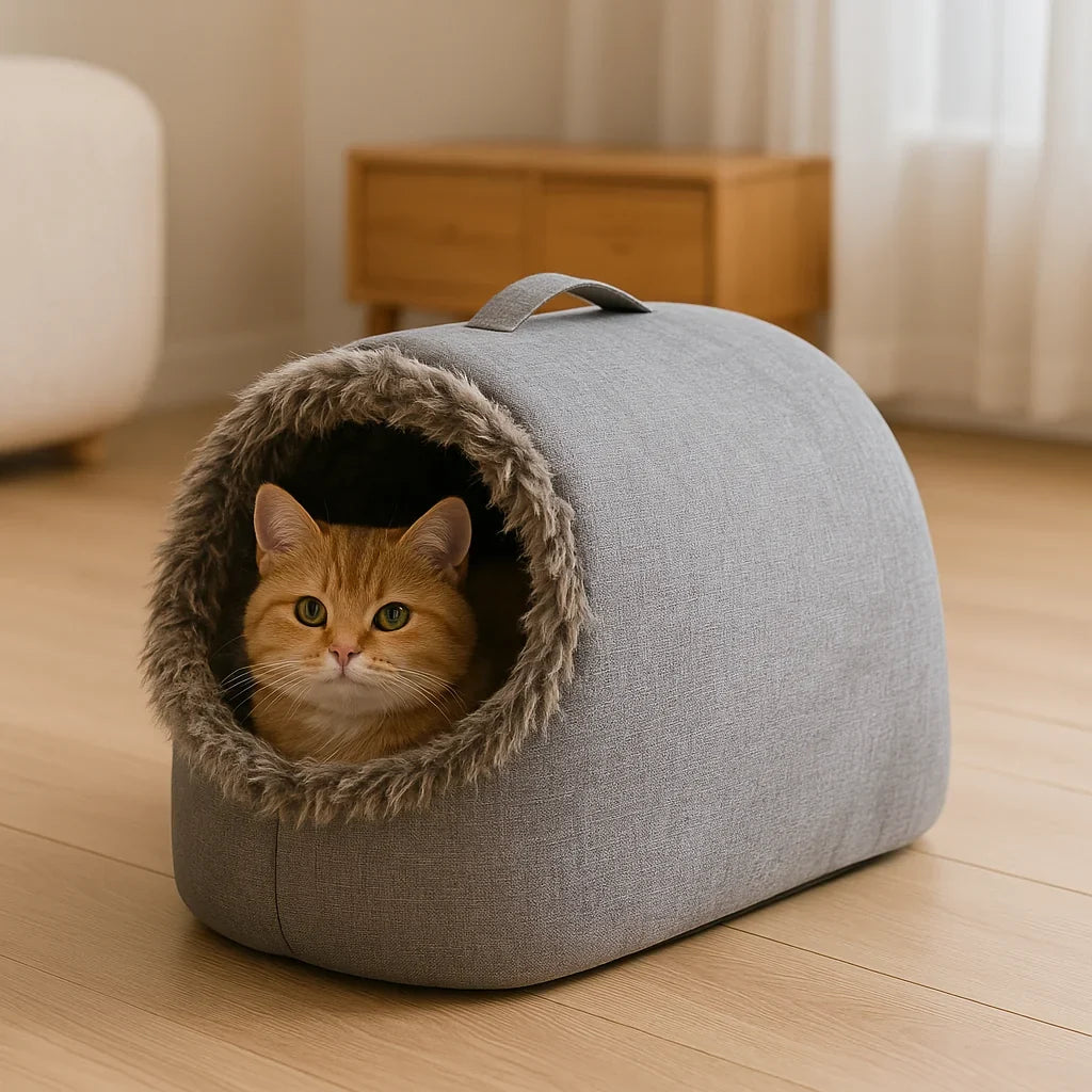 Warm Cat Nest Ultimate Comfort and Secure Nesting Feel for Cats