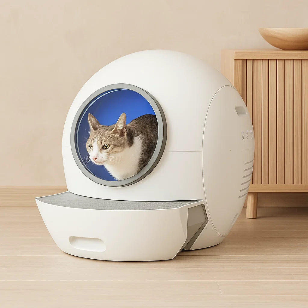 Cat Self-Cleaning Litter Box | UV Sterilization Robot