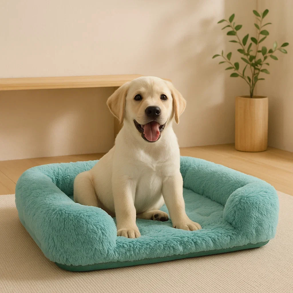 Dog Plush Bed | Non-Slip Dog Bed