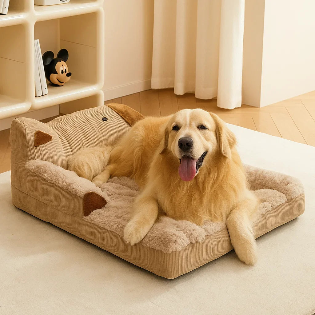 Washable Dog Bed | Dog Sofa For Large Dogs