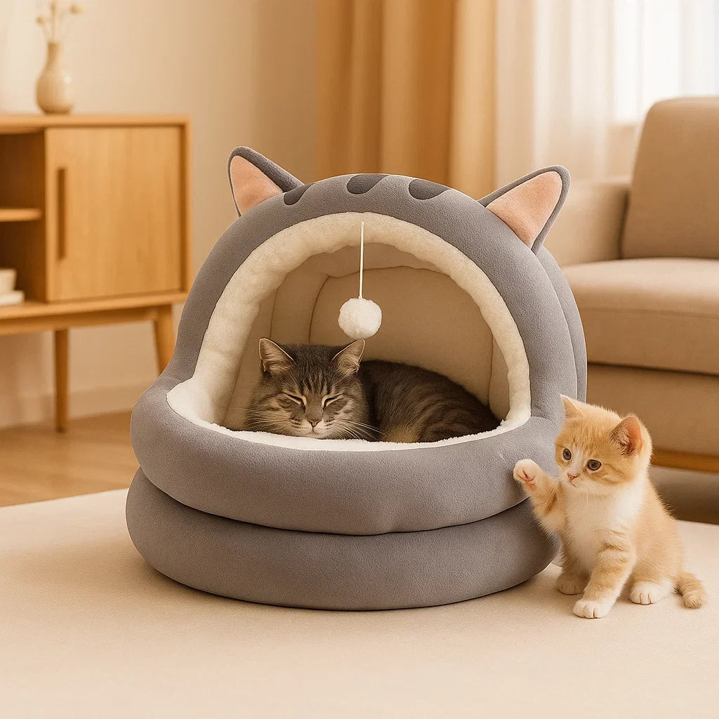 Cat Cave Bed | Yurt Basket