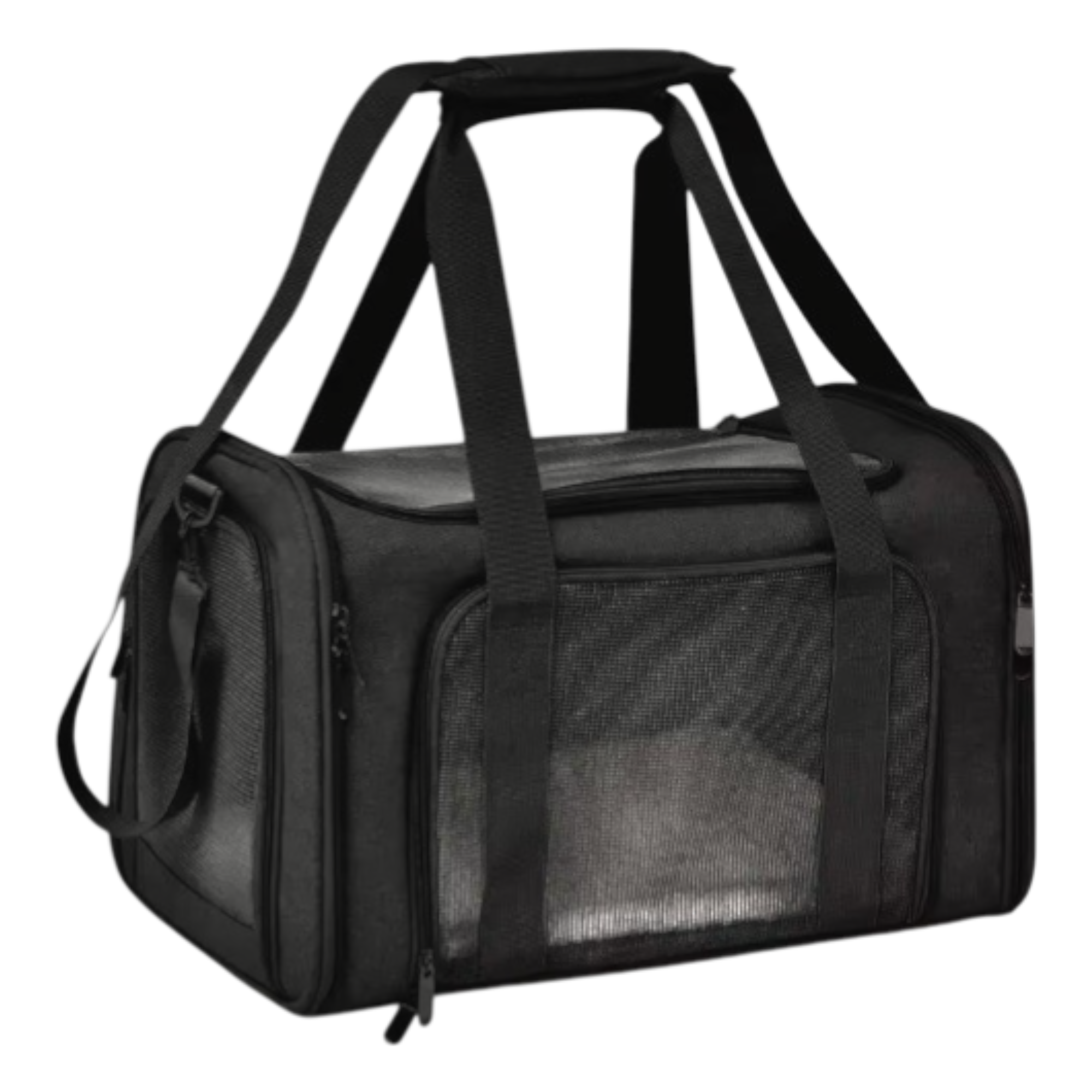 Airplane-Appropriate Dog Travel Bag Pet Carrier With Breathable Mesh