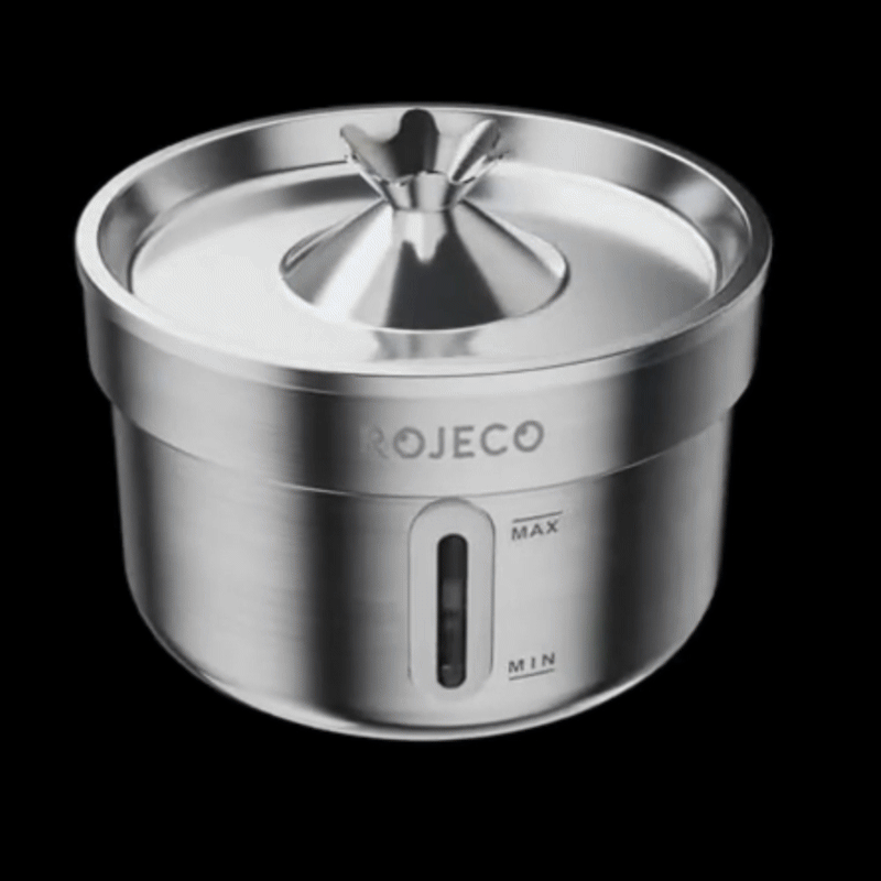 Automatic Cat Water Fountain Quiet Stainless Steel Cat Fountain 2L